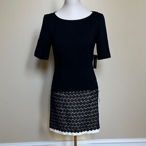Laundry By Shelli Segal Black Mini Dress NWT